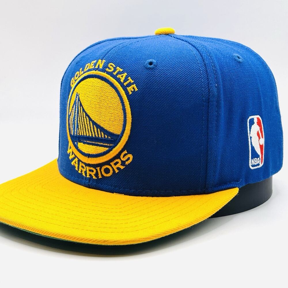 Mitchell & Ness Golden State Warriors NBA Basketball Snapback Hat Wool Blend